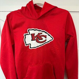 Kansas City Chiefs NFL Hoodie KC Arrowhead Team Logo Youth Large